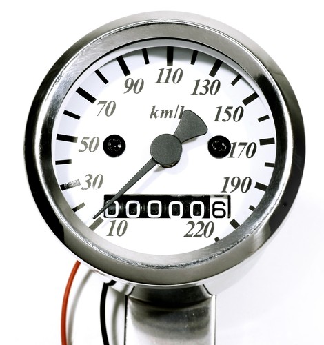 Mini speedometer 48mm chrome - mini,